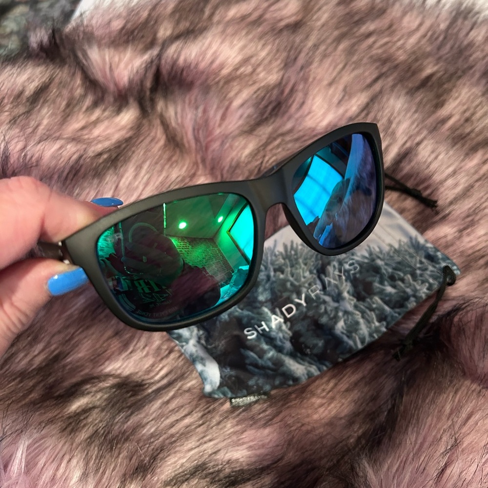 Shady rays polarized sunglasses for winter time.